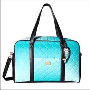🧜🏼‍♀️ Betsey Johnson Mermaid Weekender Travel Overnight Bag New! Ombre NWT